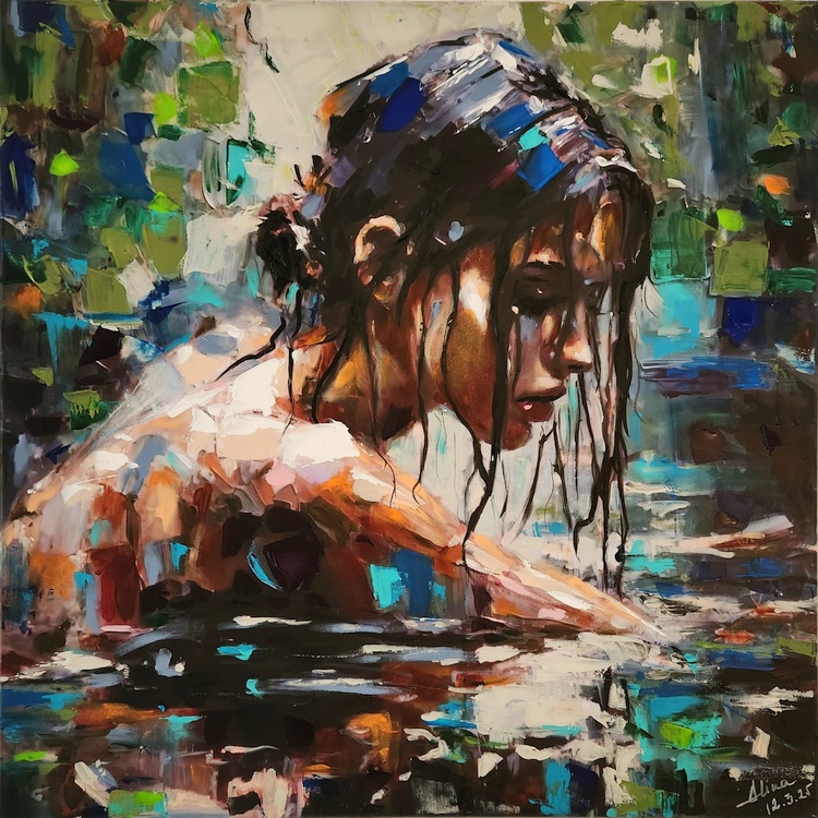 ArteDiAlina.com painting: Into the Woods